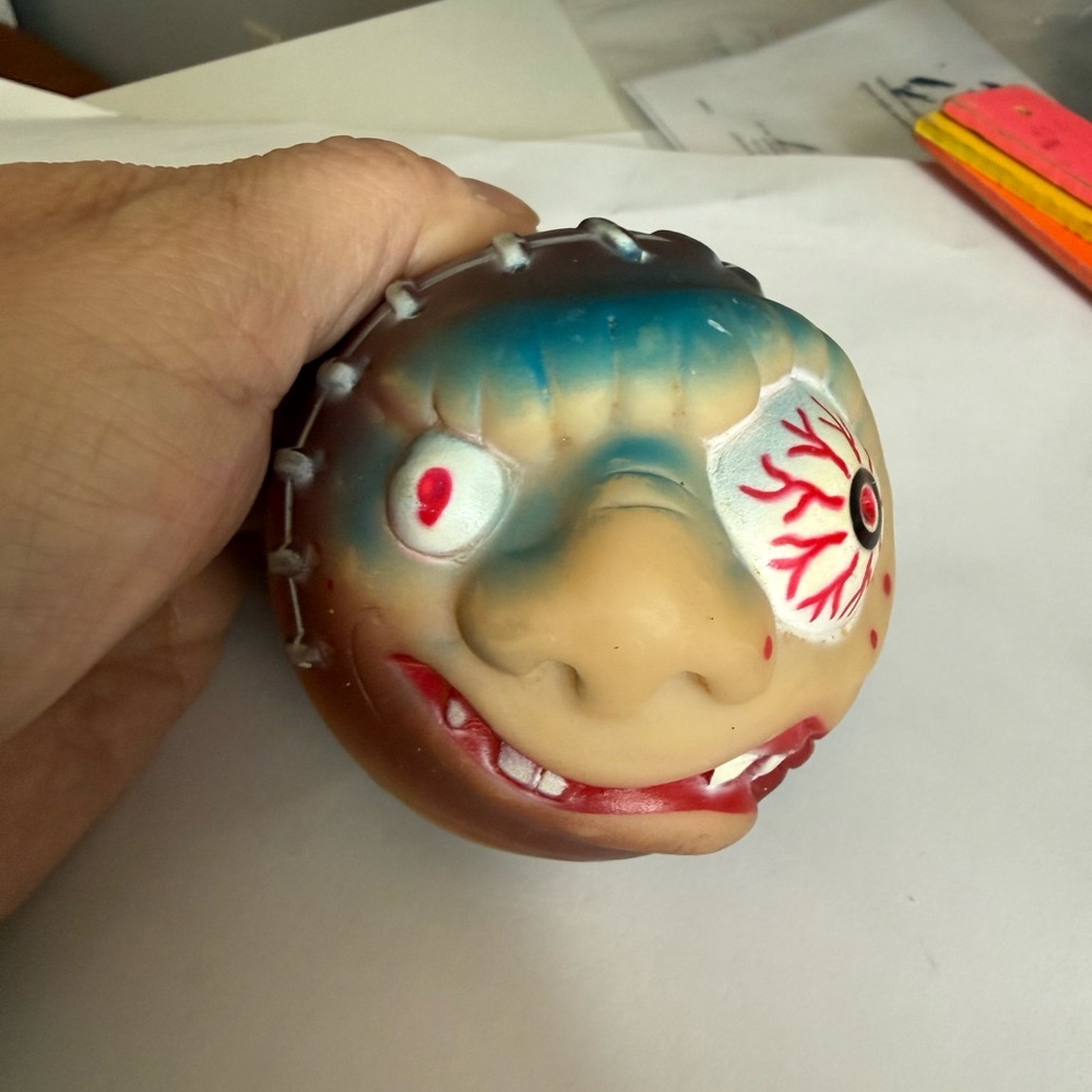 Vintage 80s Sadballs / Madballs Lace Face monster ball